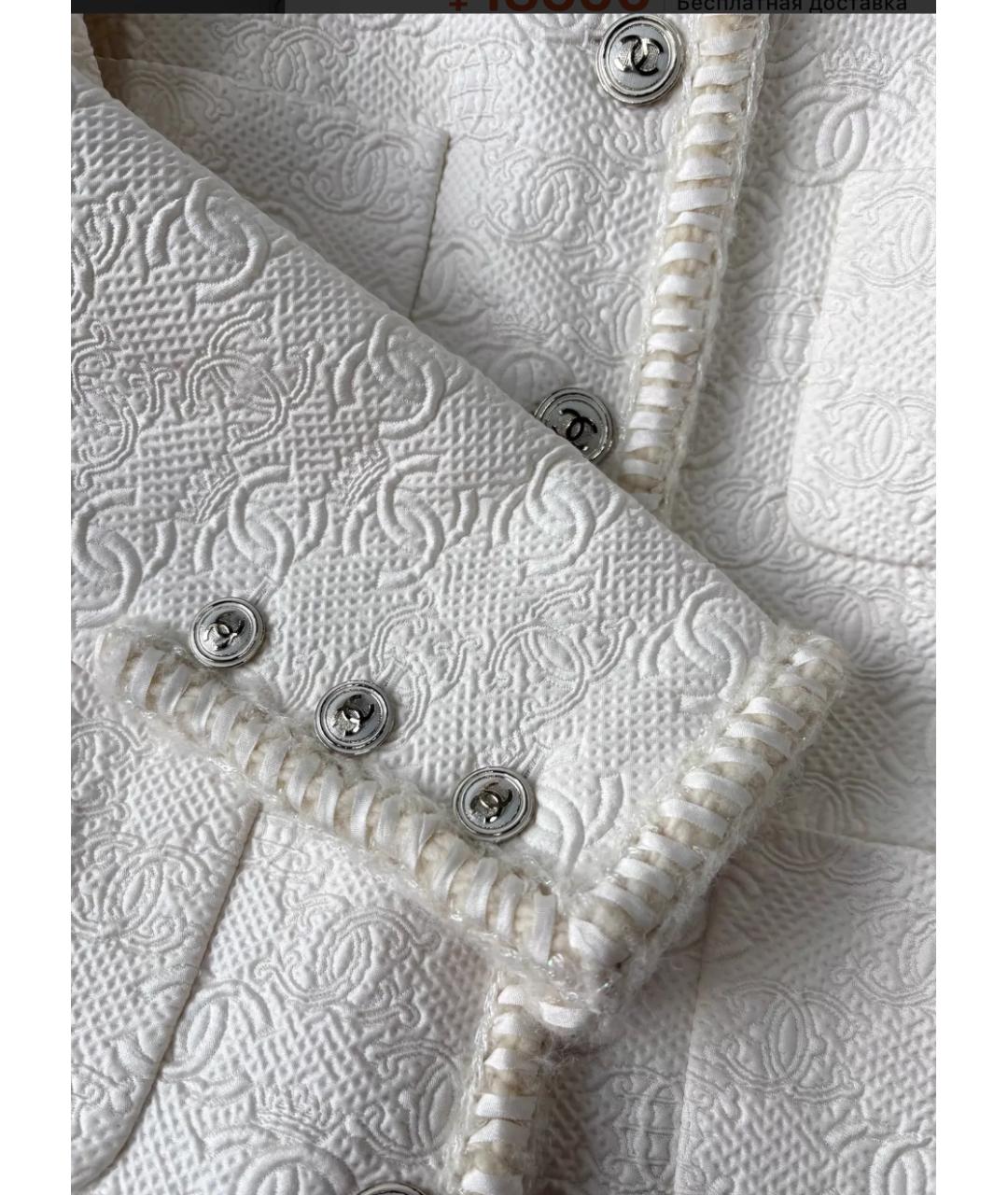 CHANEL Белый жакет/пиджак, фото 5