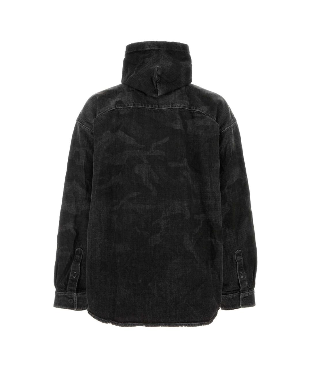 BALENCIAGA Черная хлопковая куртка, фото 2