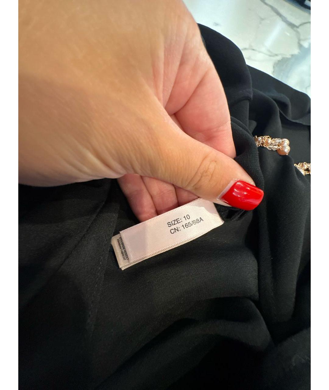 AGENT PROVOCATEUR Черный шелковый комбинезон, фото 4