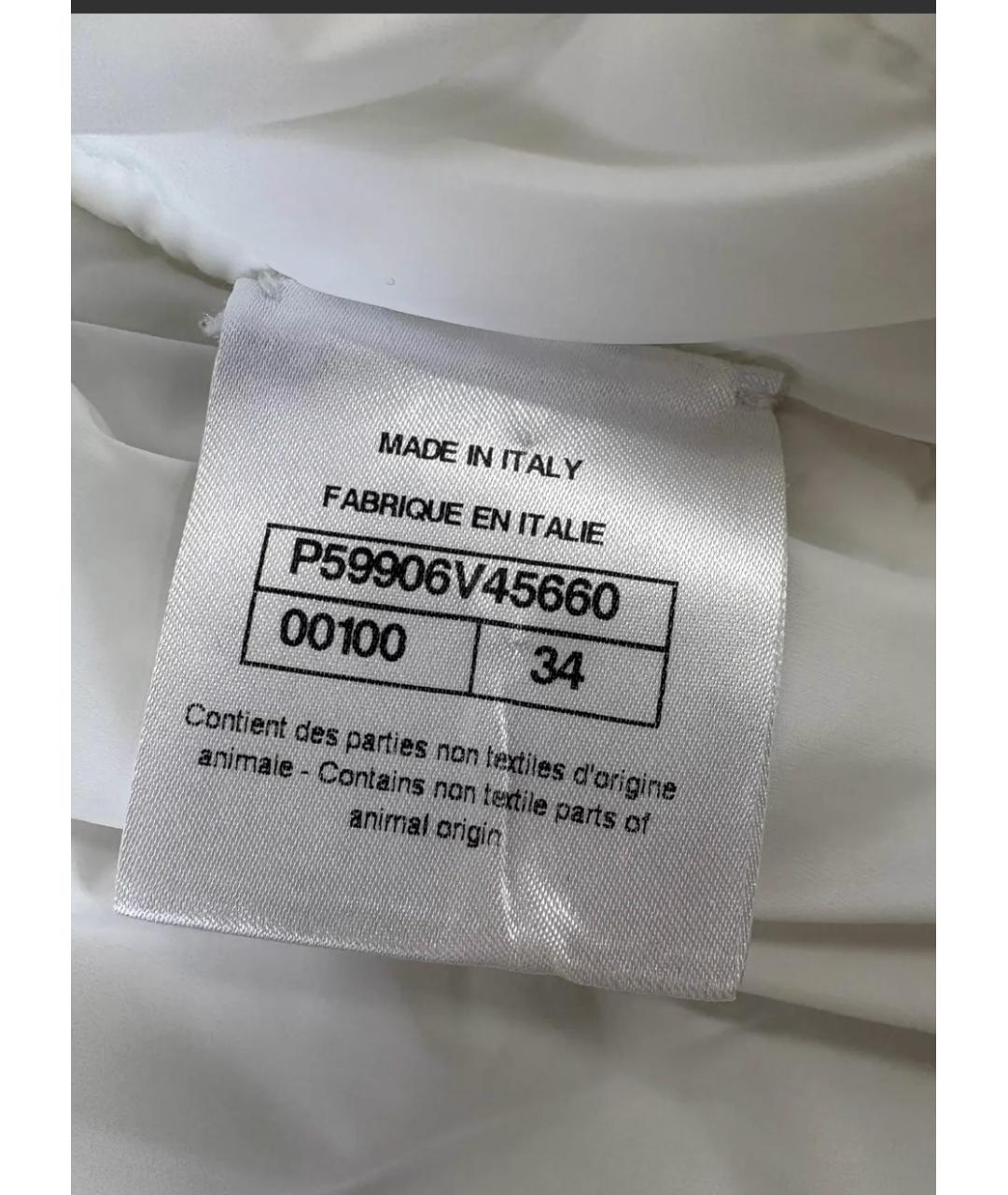 CHANEL Белый твидовый жакет/пиджак, фото 3