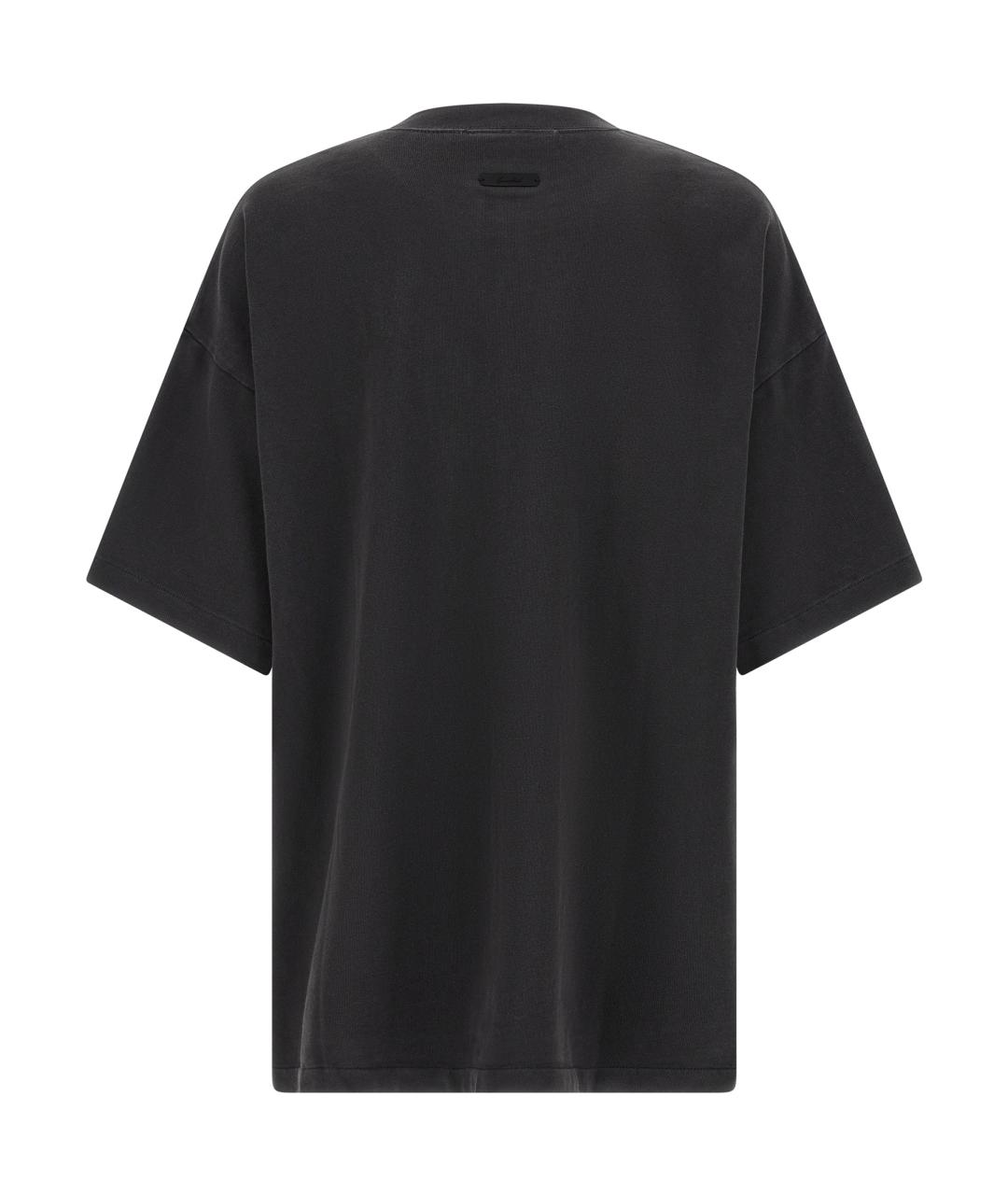 FEAR OF GOD ESSENTIALS Серая хлопковая футболка, фото 2