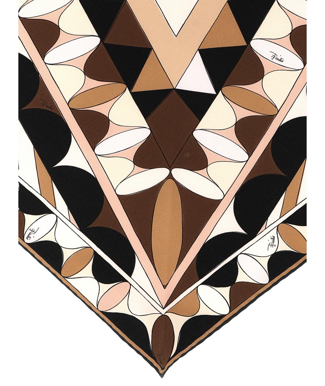 EMILIO PUCCI Мульти шелковый шарф, фото 3