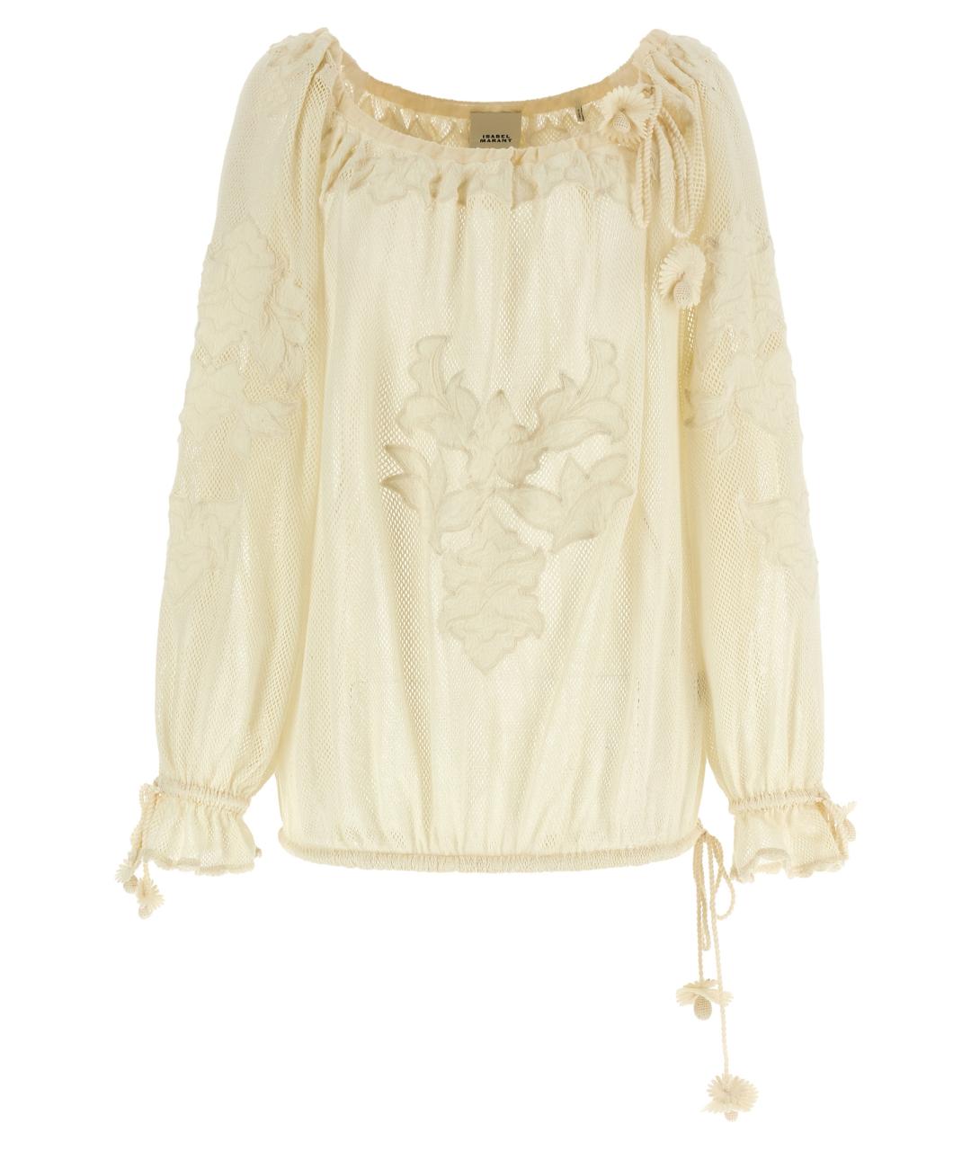 ISABEL MARANT Бежевая хлопковая блузы, фото 1