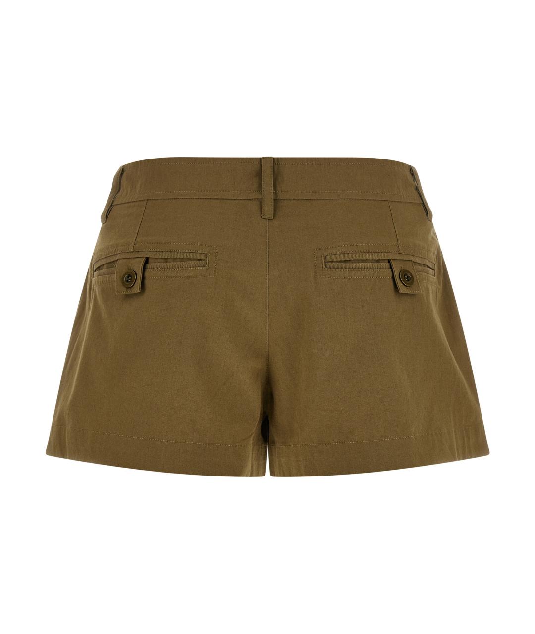 ISABEL MARANT Зеленые хлопковые шорты, фото 2