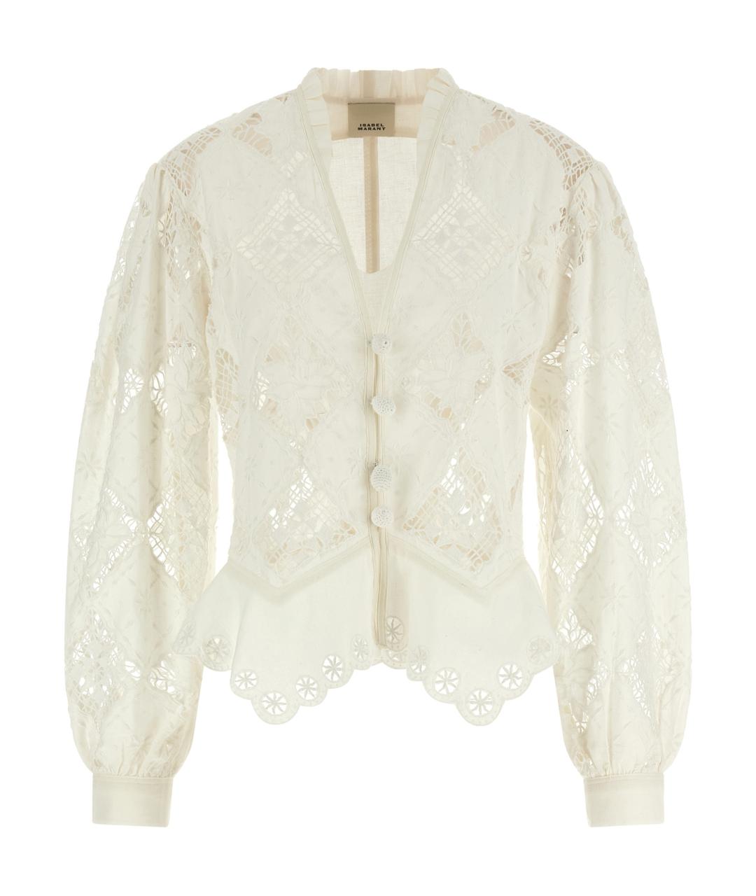 ISABEL MARANT Белый хлопковый жакет/пиджак, фото 1