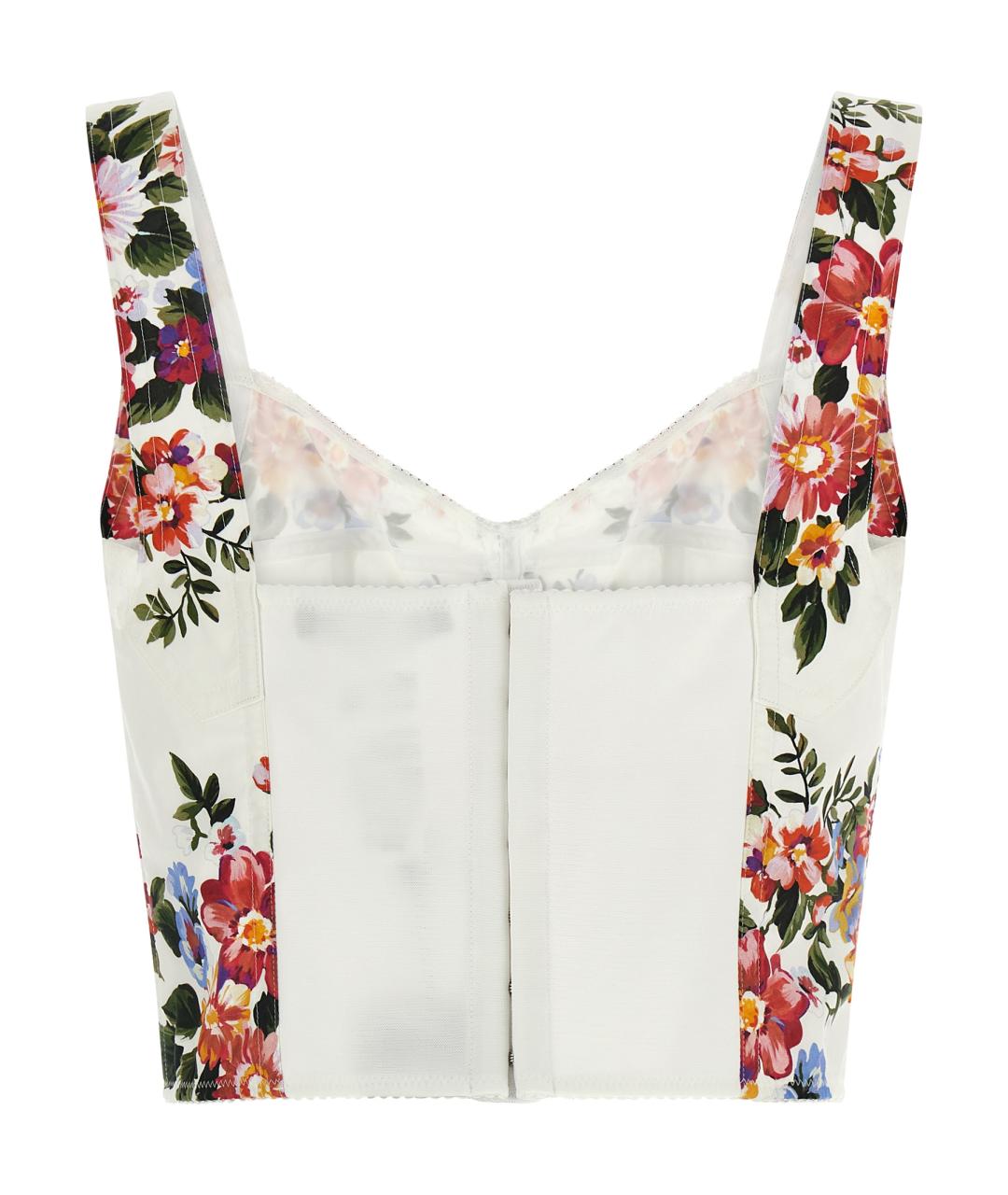 DOLCE&GABBANA Мульти хлопковая майка, фото 2