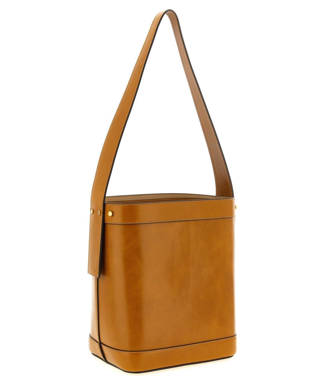 VERSACE Коричневая кожаная сумка через плечо, фото 2