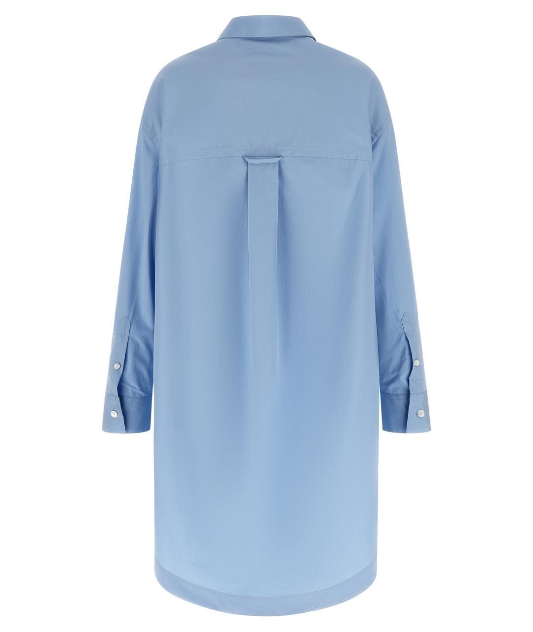 Ami Paris Синее хлопковое платье, фото 2