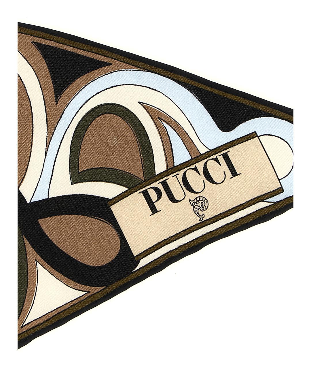 EMILIO PUCCI Мульти шелковый шарф, фото 2