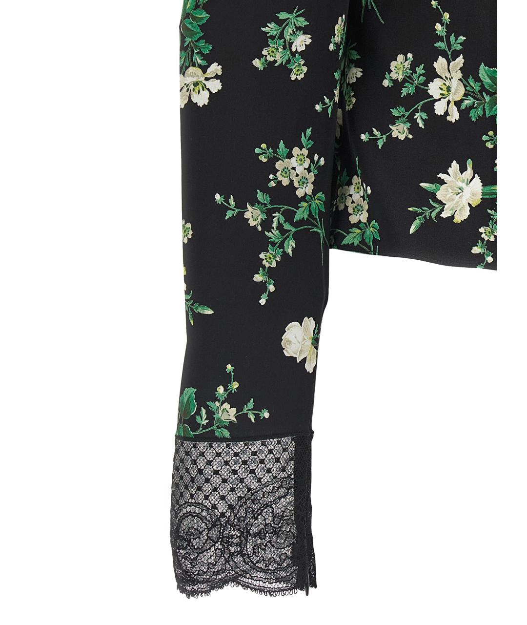 DOLCE&GABBANA Черная шелковая блузы, фото 4