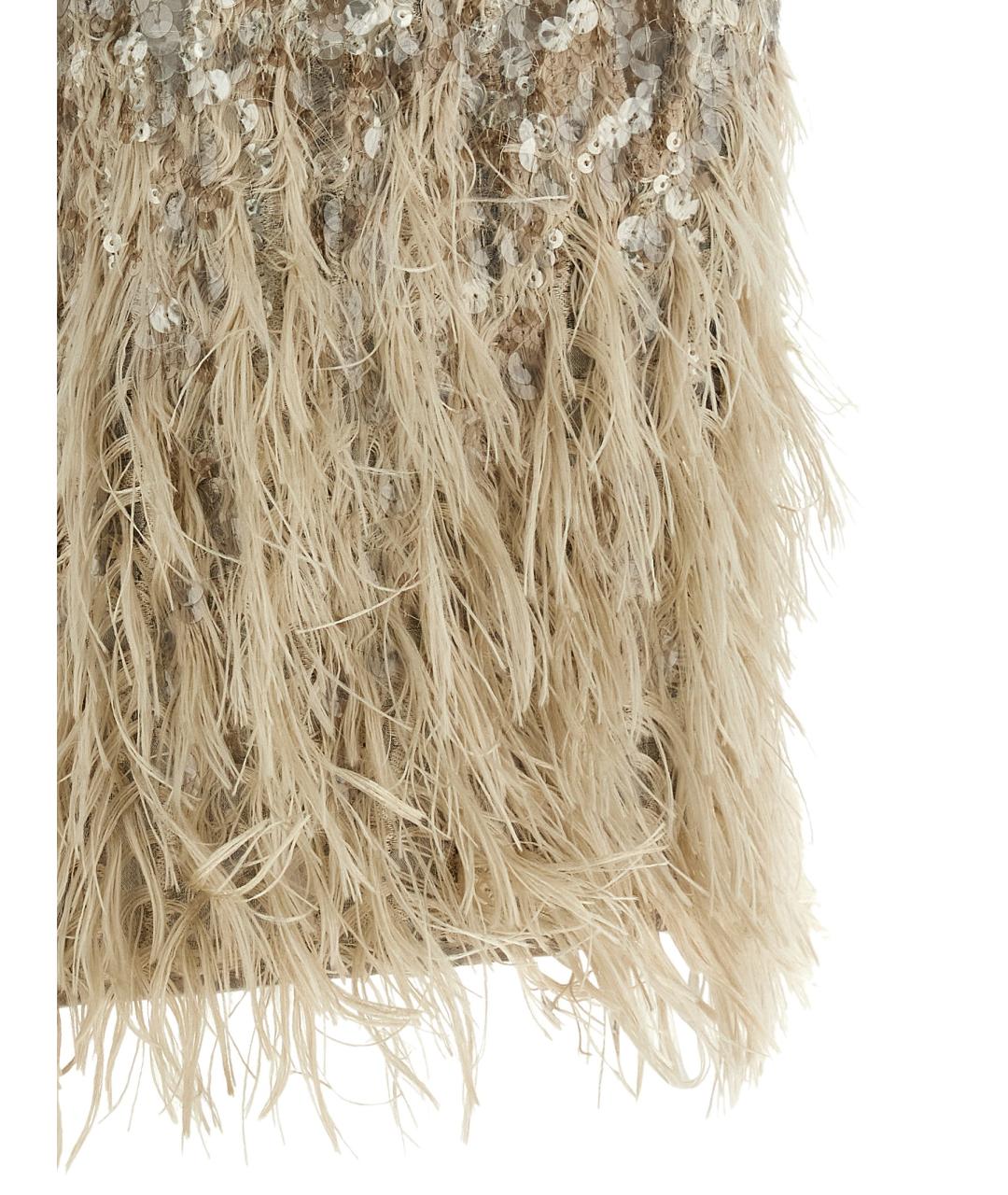 BRUNELLO CUCINELLI Бежевая шелковая блузы, фото 4