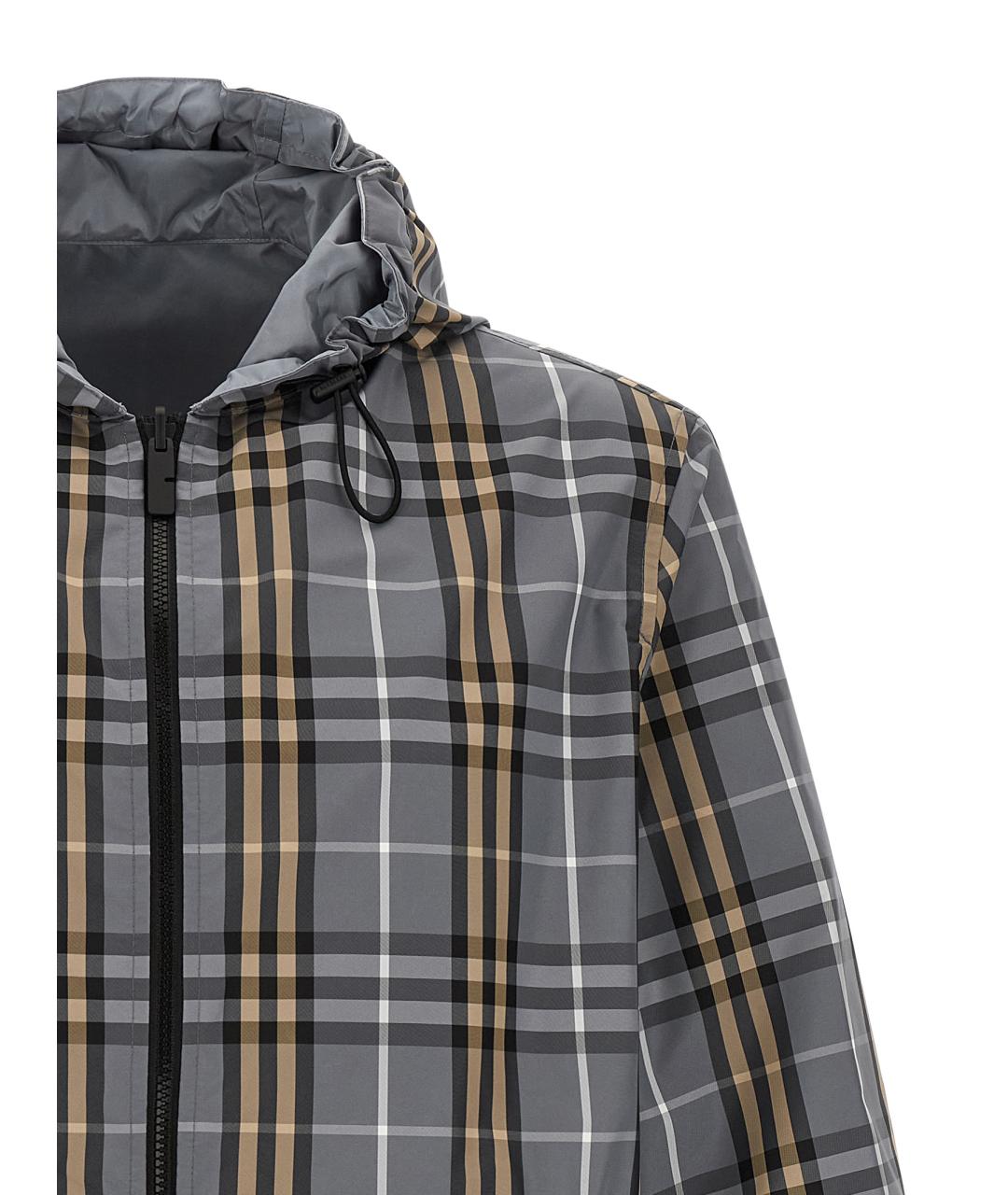 BURBERRY Мульти полиэстеровая куртка, фото 4