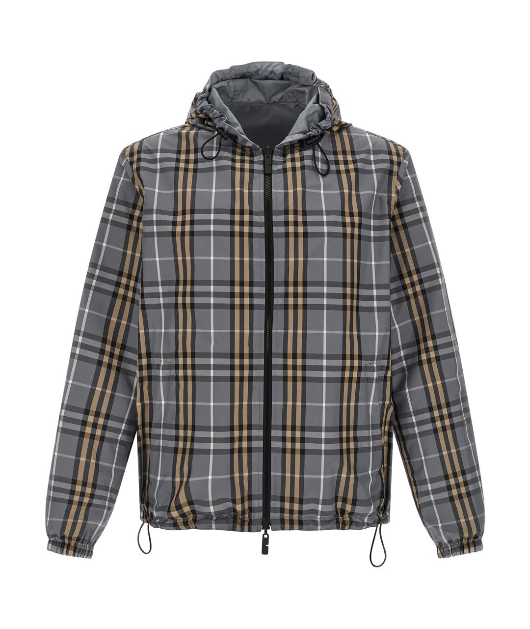 BURBERRY Мульти полиэстеровая куртка, фото 1