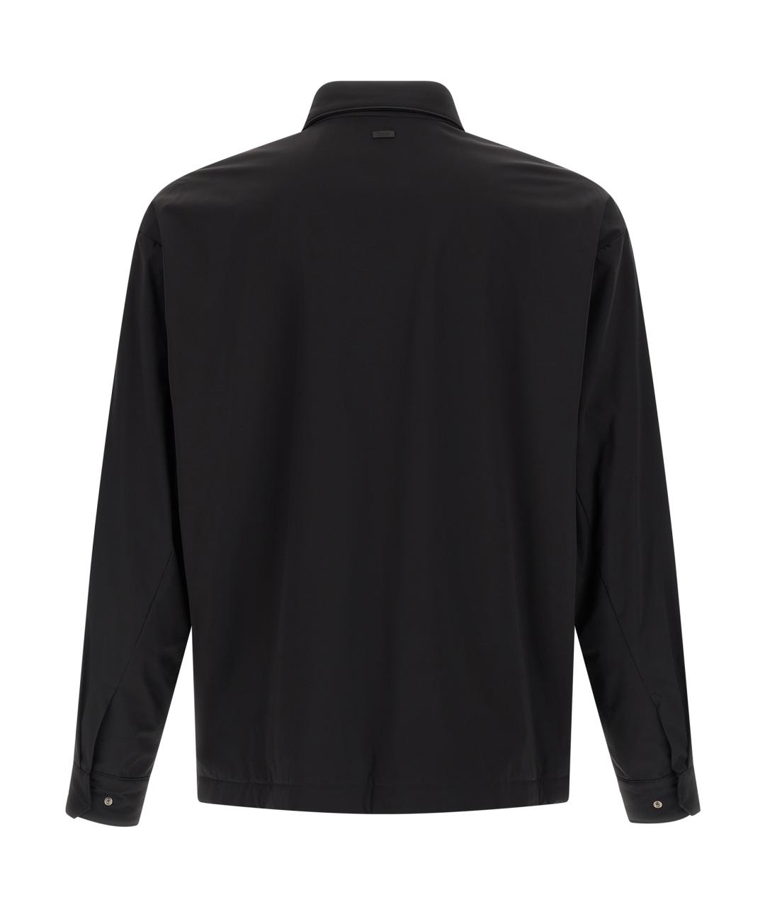 HERNO Черная полиамидовая куртка, фото 2