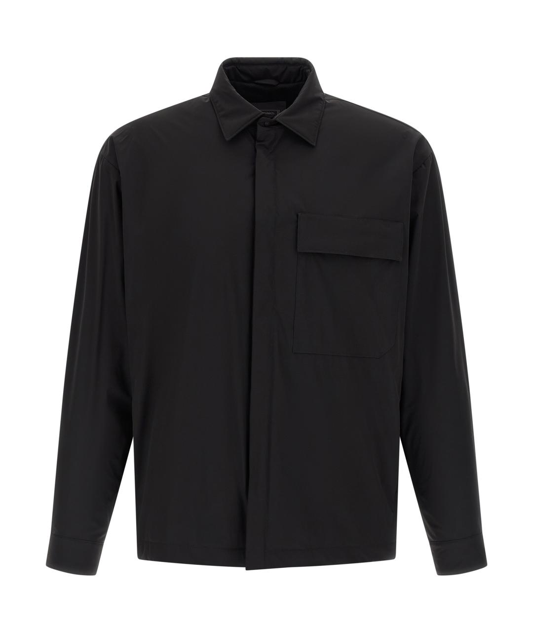 HERNO Черная полиамидовая куртка, фото 1