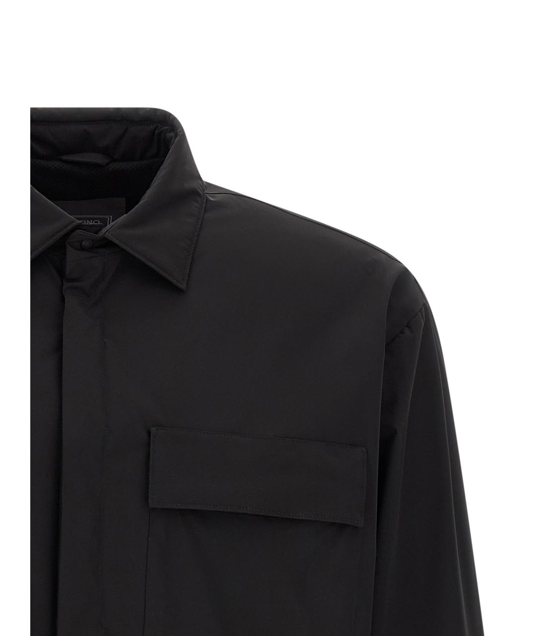 HERNO Черная полиамидовая куртка, фото 3