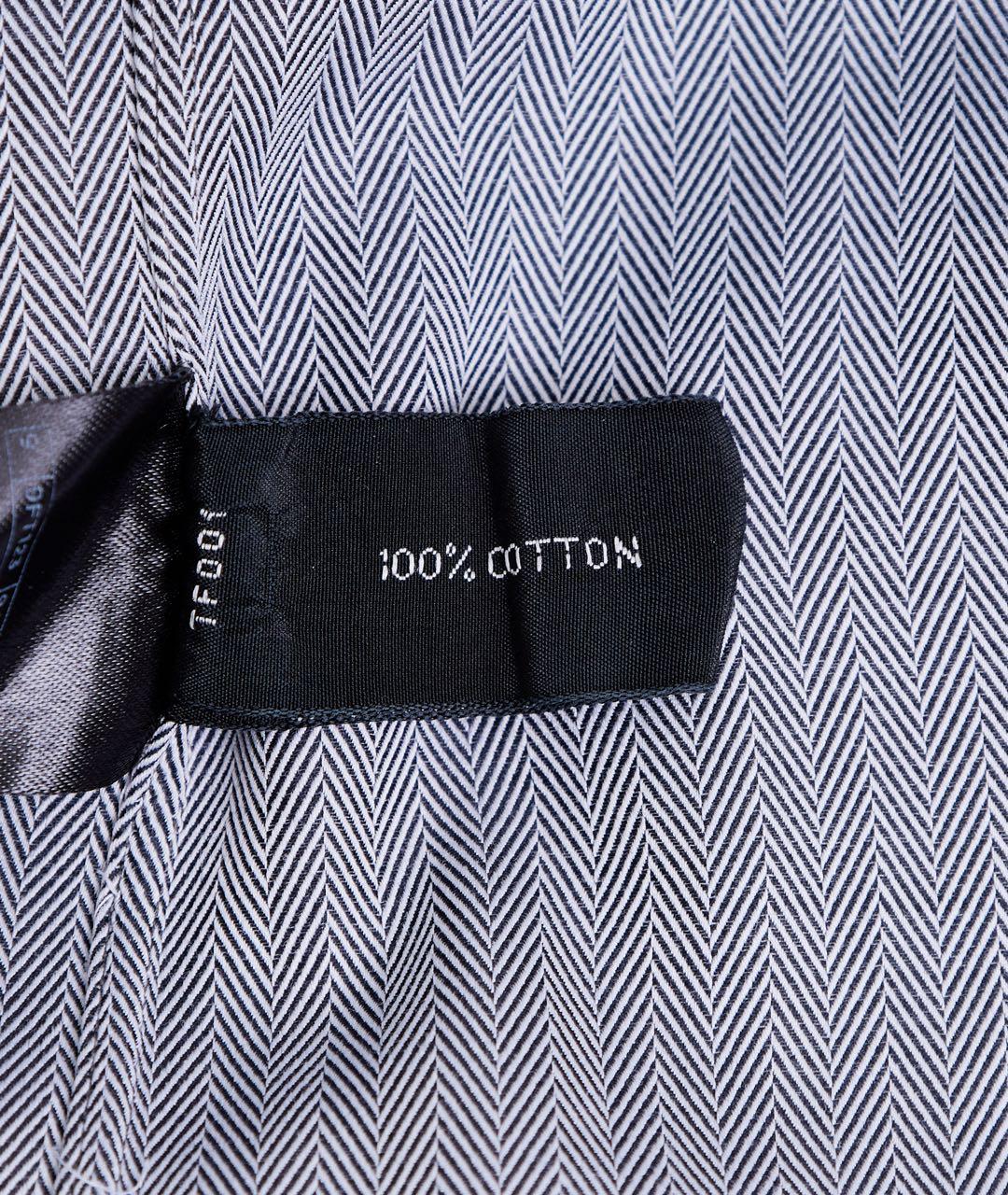 TOM FORD Серая хлопковая классическая рубашка, фото 4