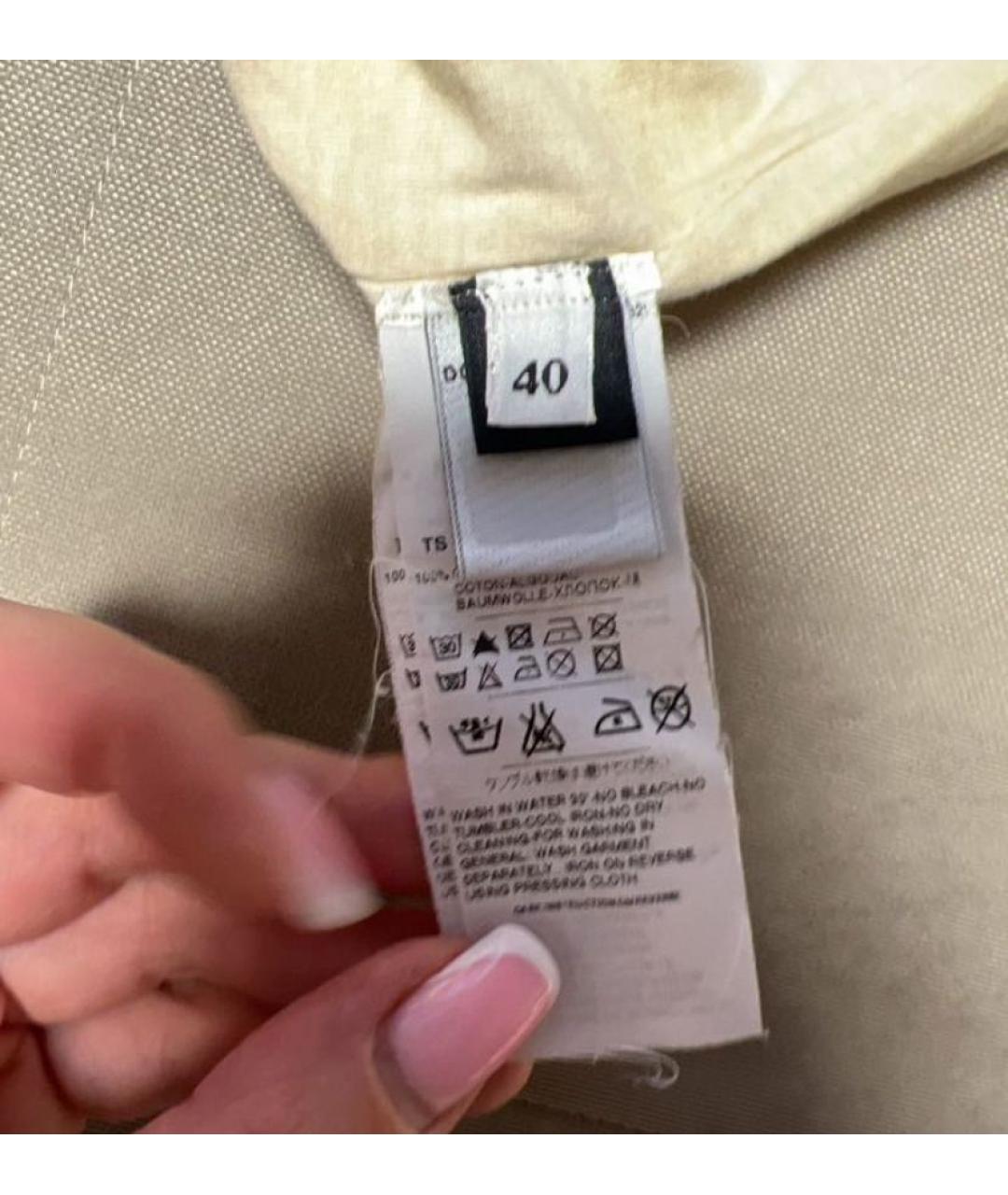 DOLCE&GABBANA Серая хлопковая майка, фото 5