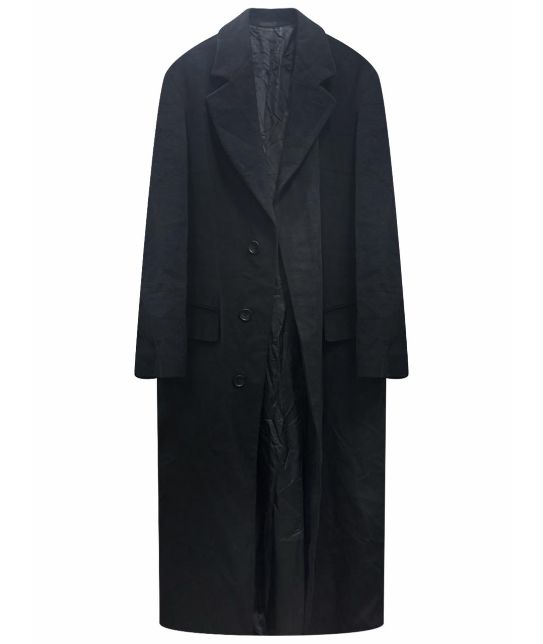 HUGO BOSS Черное кашемировое пальто, фото 1