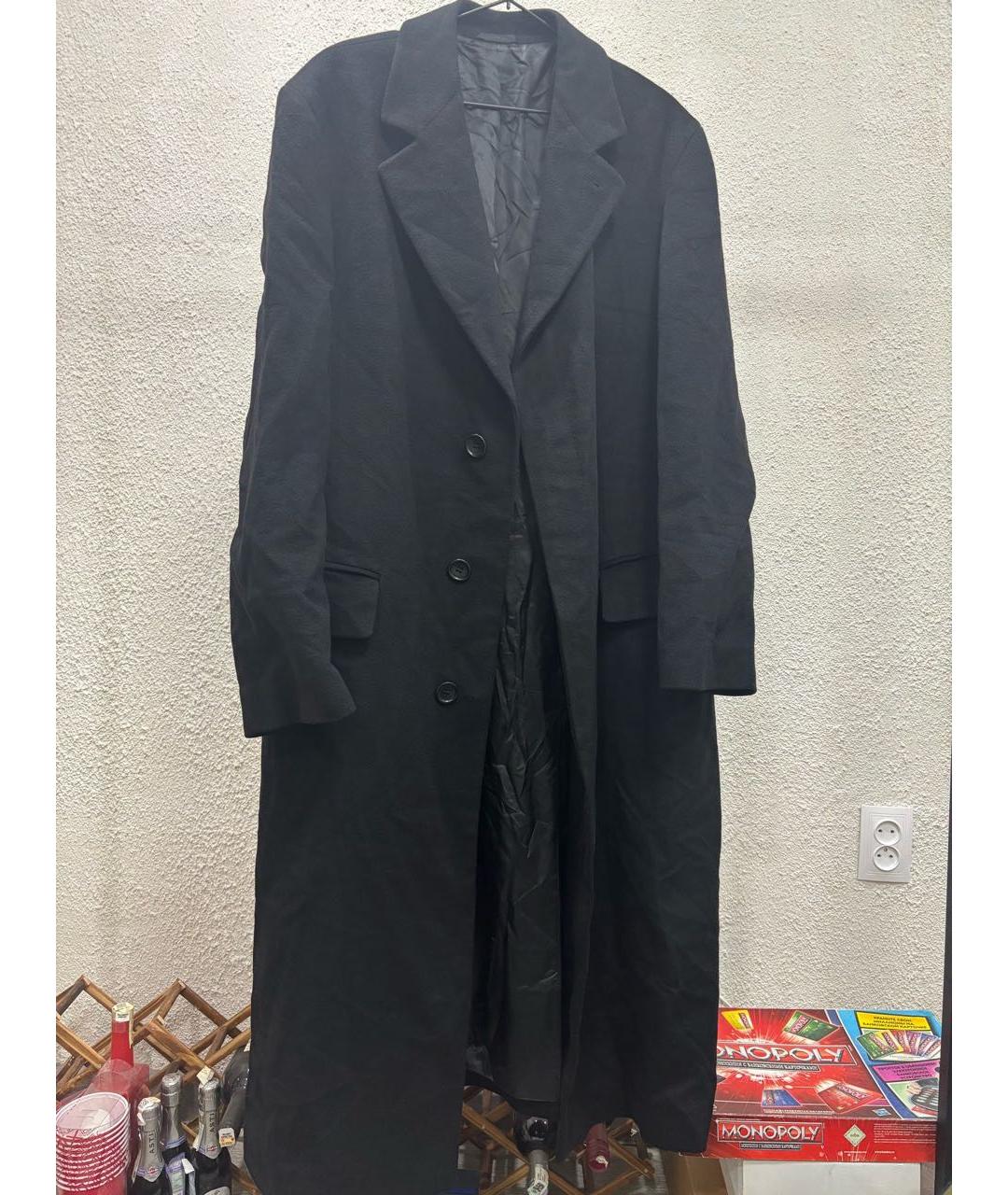 HUGO BOSS Черное кашемировое пальто, фото 5