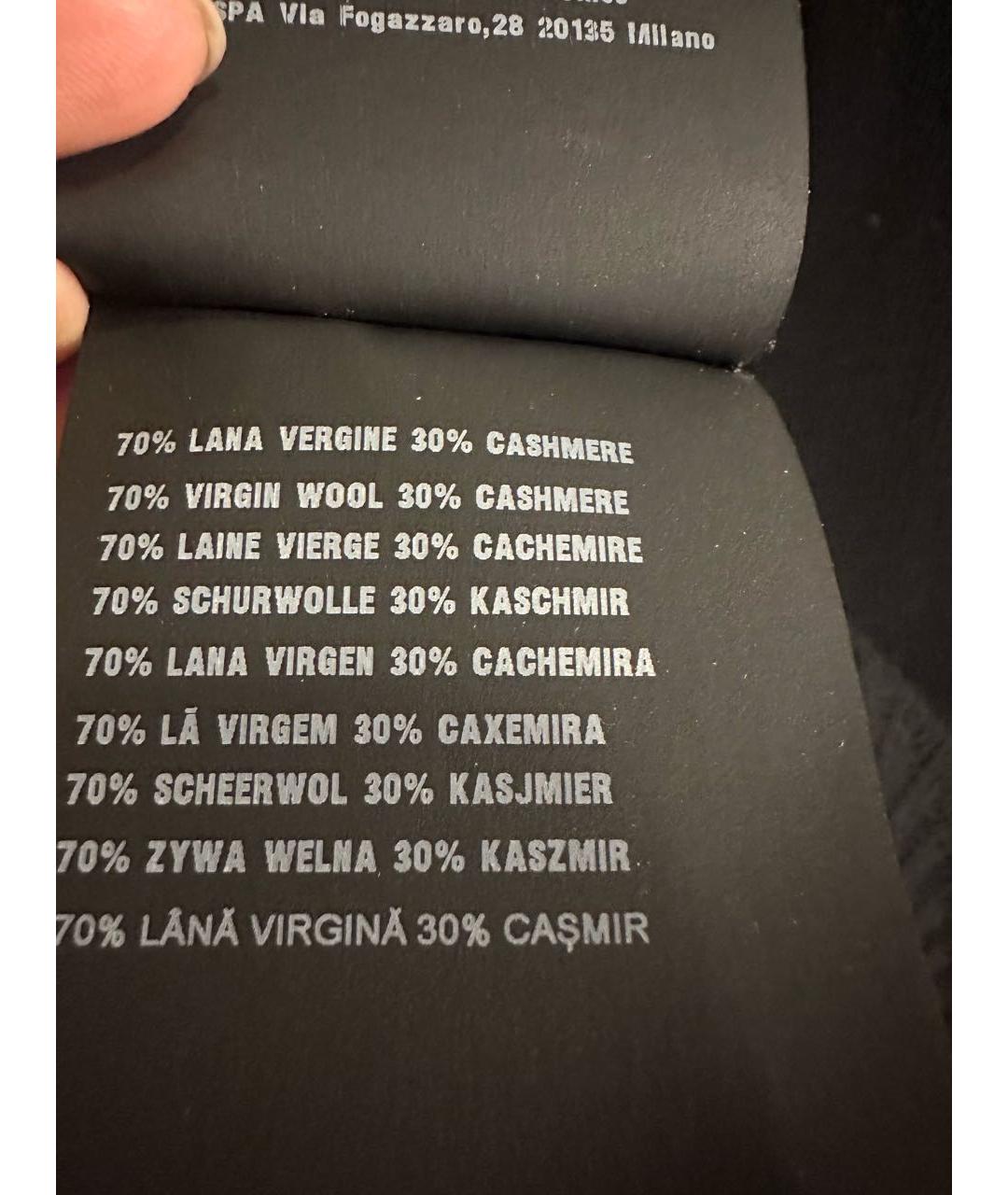 PRADA Черная шерстяная жилетка, фото 5