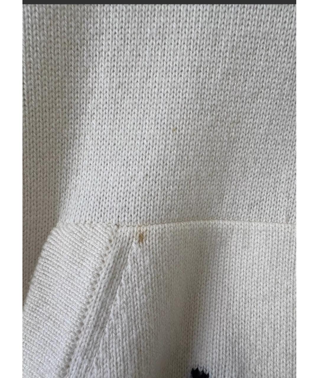 CHANEL Белый кашемировый джемпер / свитер, фото 3