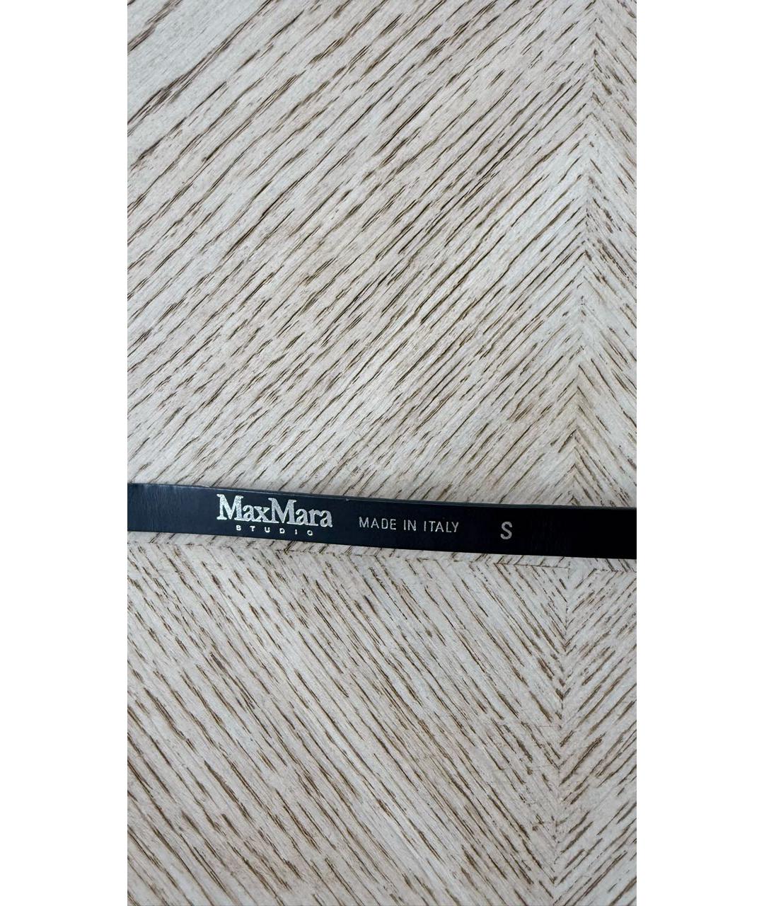 MAX MARA Зеленый кожаный ремень, фото 3