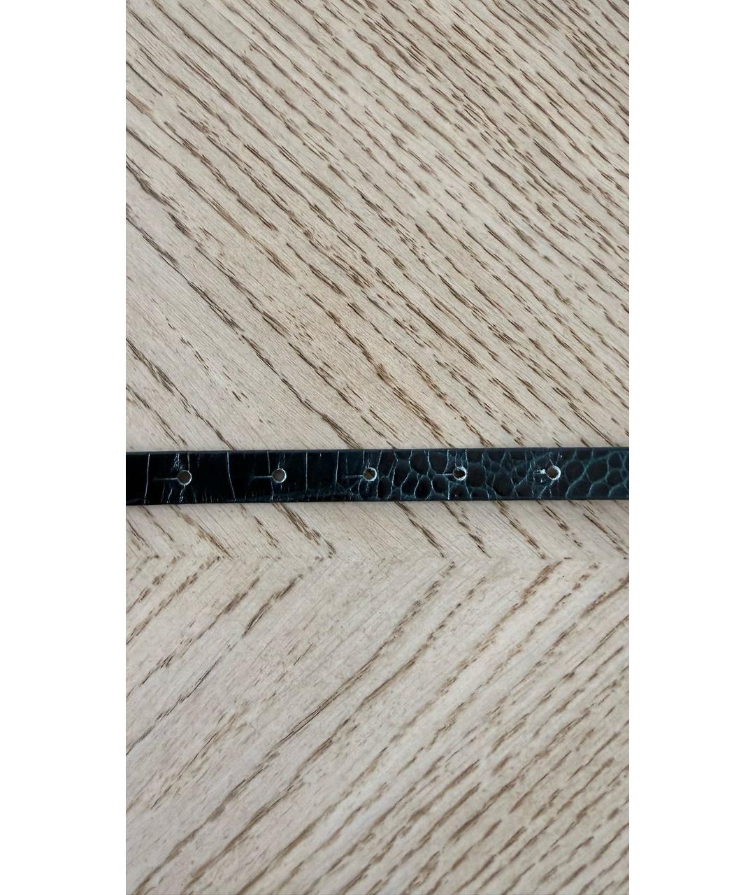 MAX MARA Зеленый кожаный ремень, фото 4