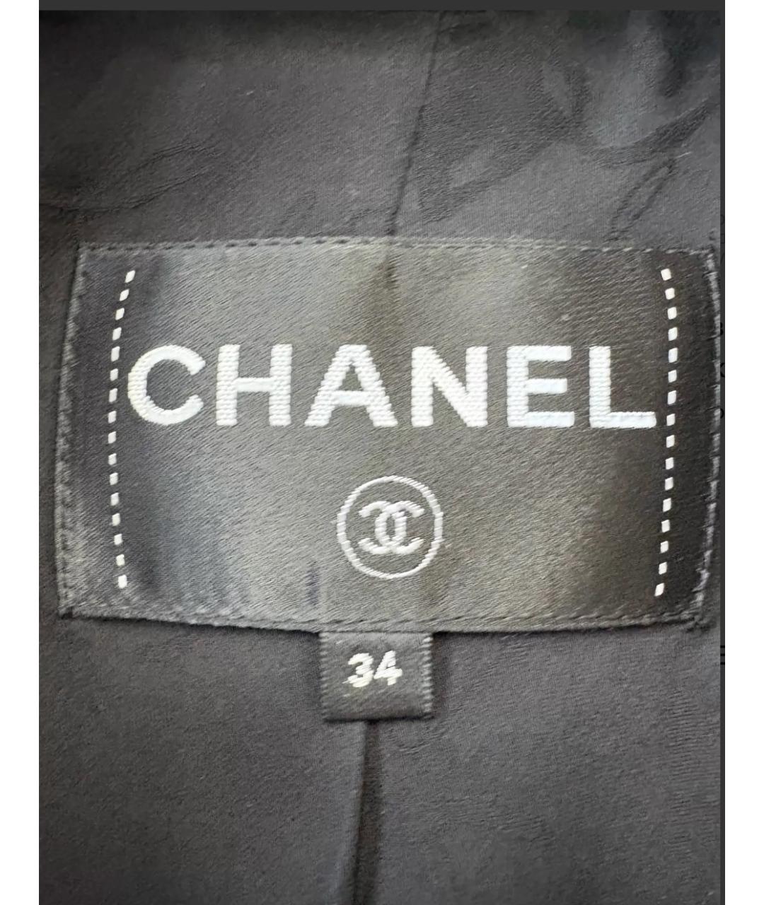 CHANEL Мульти шерстяной жакет/пиджак, фото 5