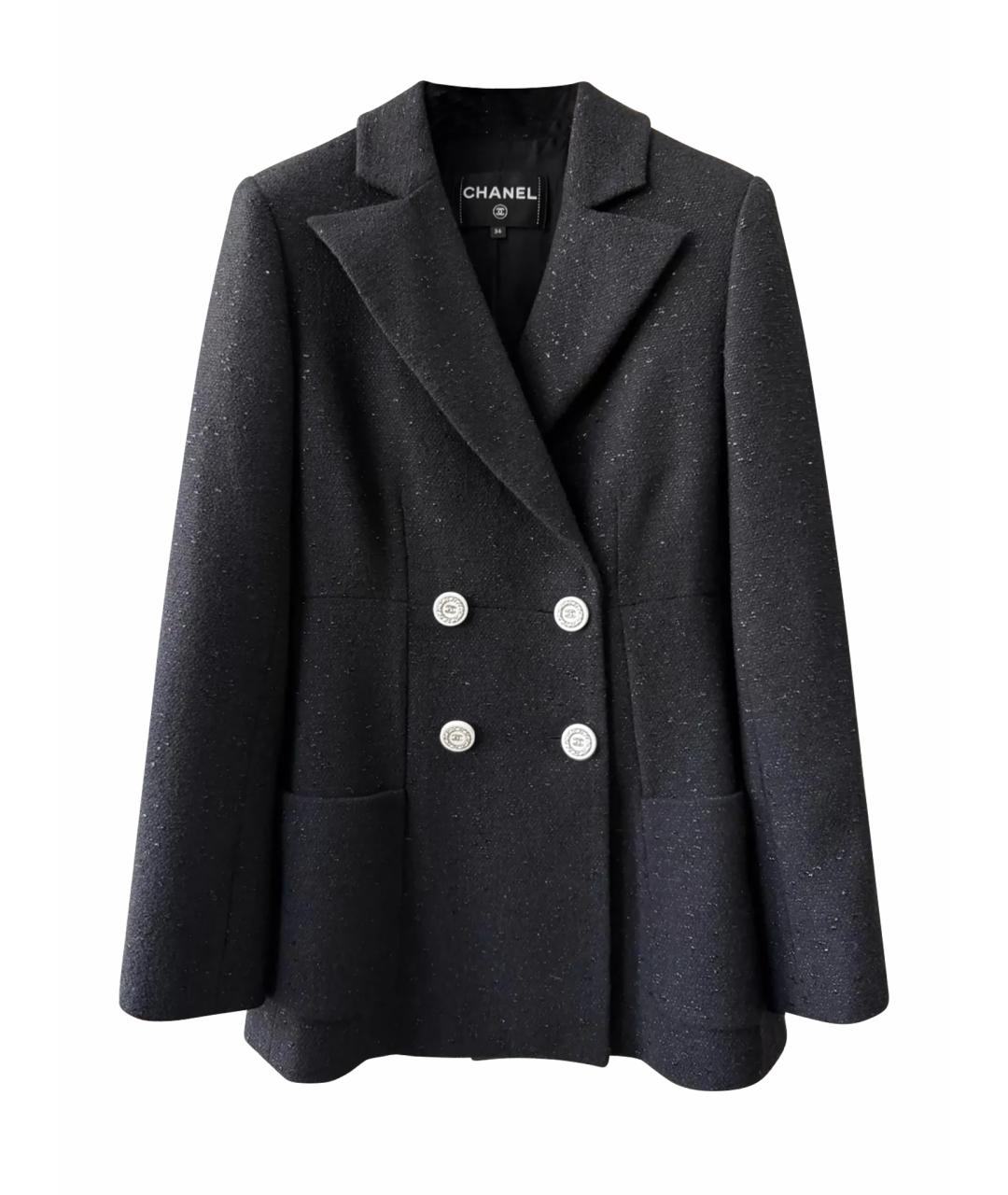 CHANEL Мульти шерстяной жакет/пиджак, фото 1