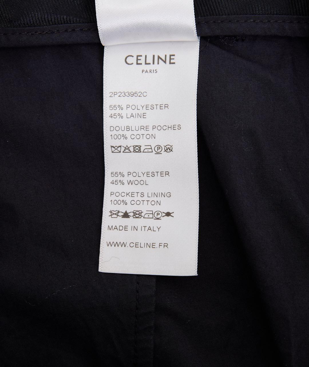 CELINE Черная полиэстеровая юбка макси, фото 2