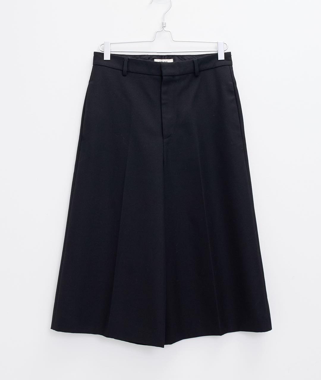 CELINE Черная полиэстеровая юбка макси, фото 4