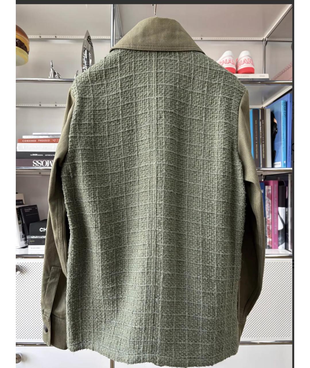 CHANEL Хаки хлопковая рубашка, фото 5