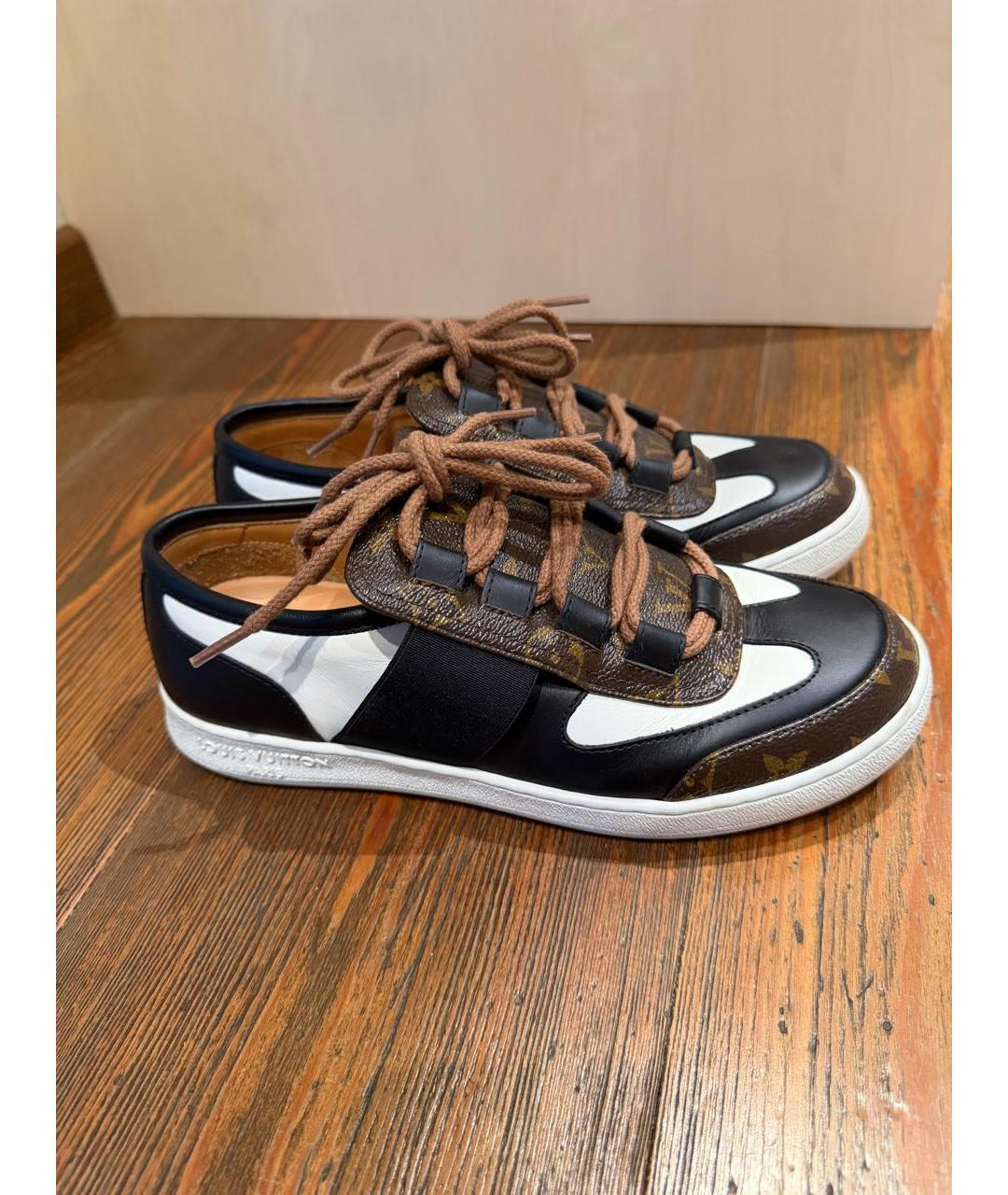 LOUIS VUITTON Коричневые кеды, фото 5