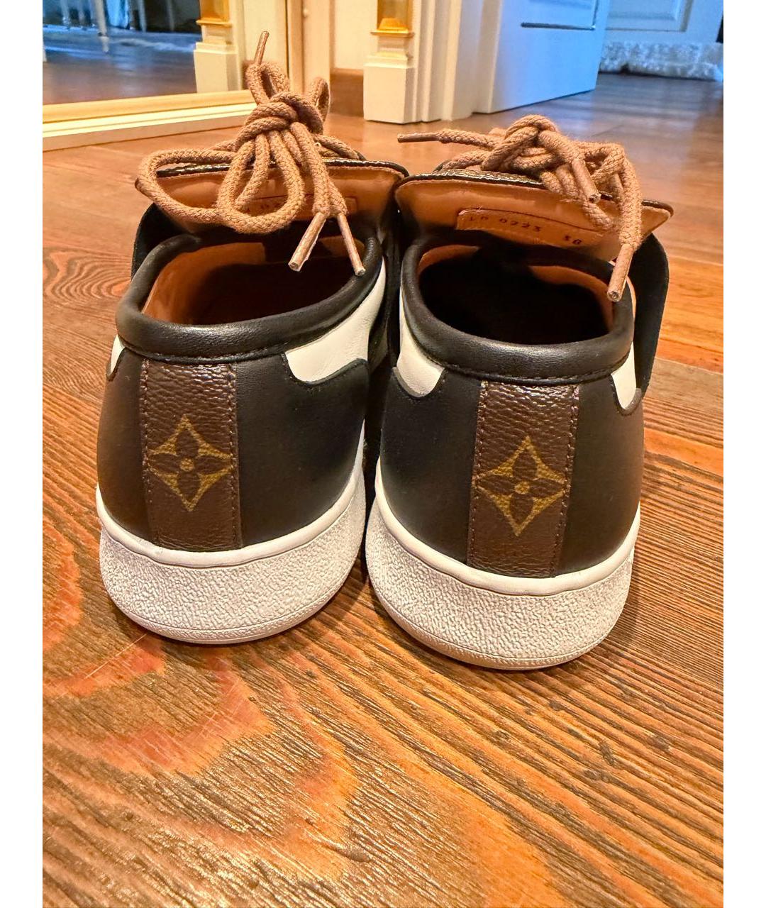 LOUIS VUITTON Коричневые кеды, фото 4