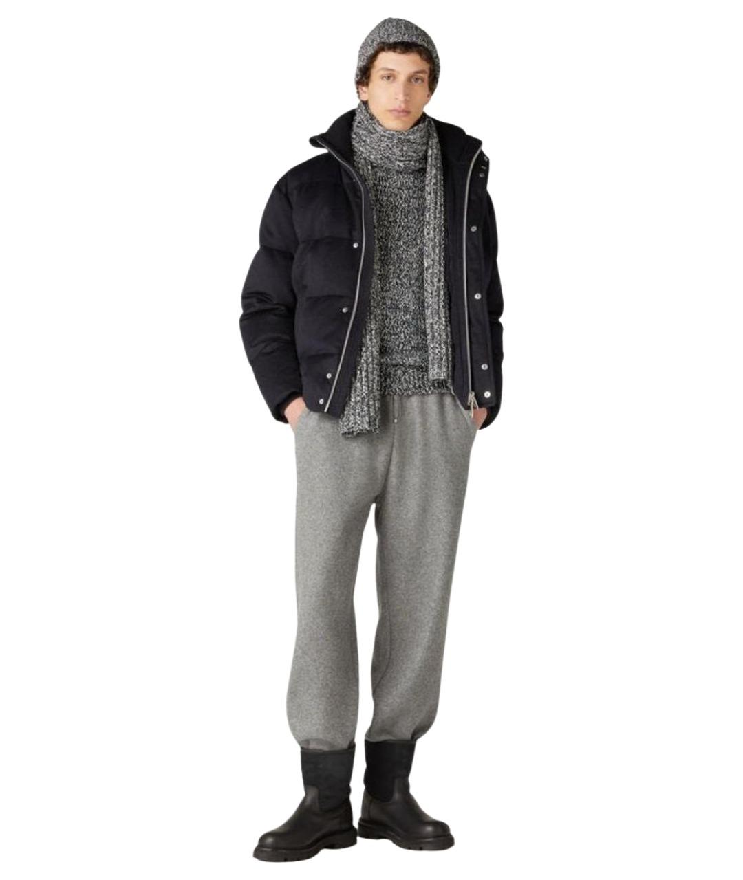 LORO PIANA Синий кашемировый пуховик, фото 2