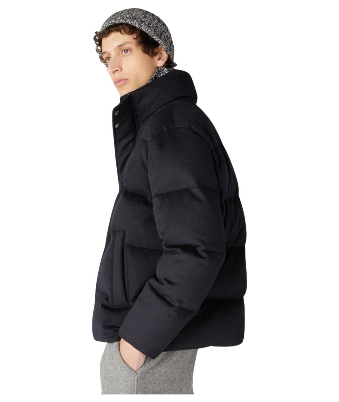 LORO PIANA Синий кашемировый пуховик, фото 3