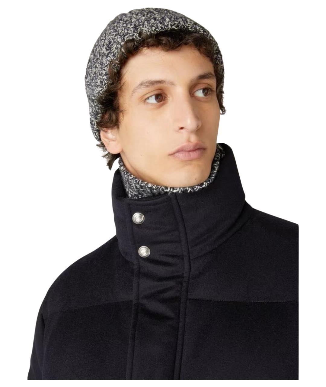 LORO PIANA Синий кашемировый пуховик, фото 4