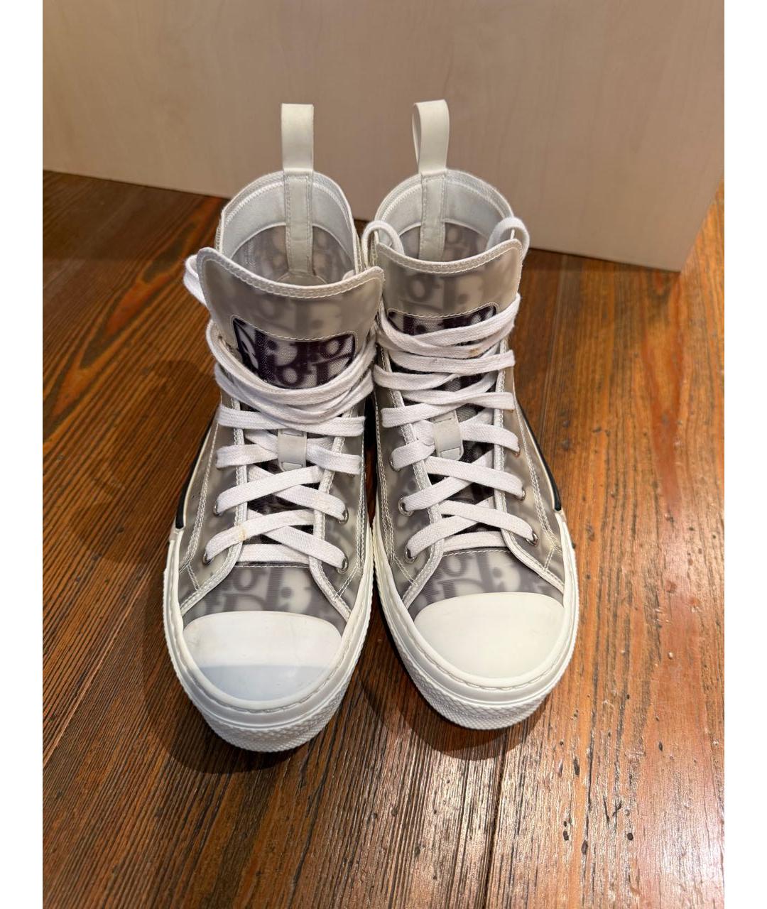 CHRISTIAN DIOR Серые кеды, фото 2