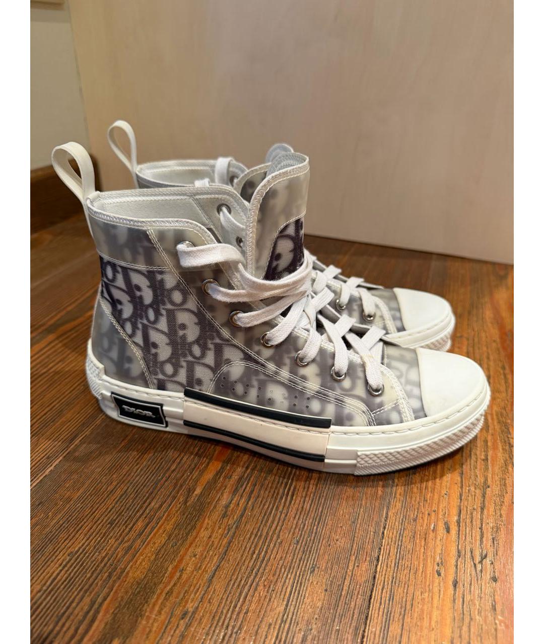 CHRISTIAN DIOR Серые кеды, фото 4