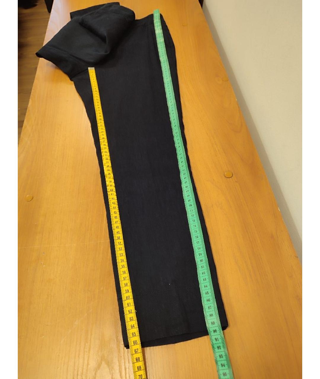 MARELLA Темно-синие льняные брюки узкие, фото 8