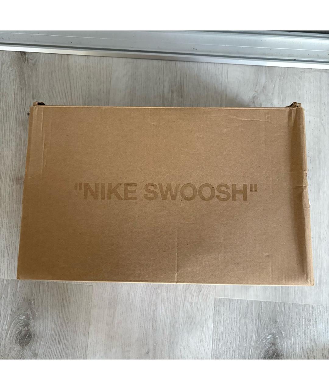 NIKE X OFF-WHITE Зеленые низкие кроссовки / кеды, фото 6