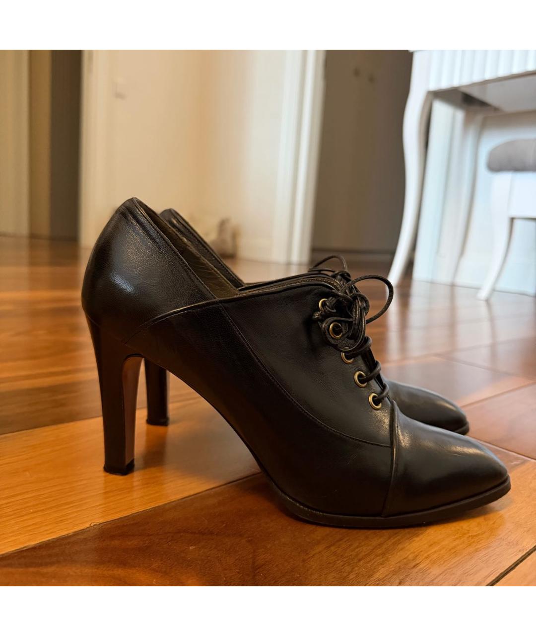 ETRO Черные кожаные ботильоны, фото 7