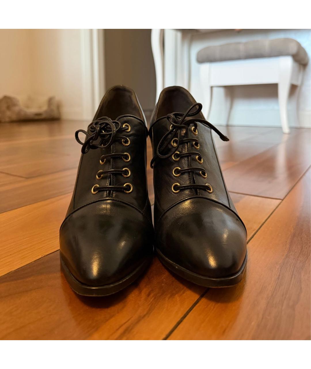 ETRO Черные кожаные ботильоны, фото 2