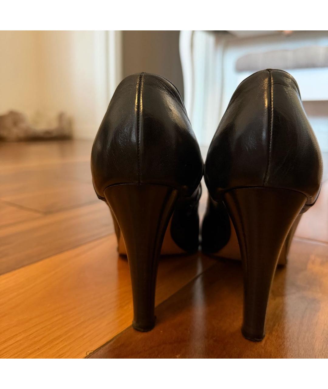 ETRO Черные кожаные ботильоны, фото 4