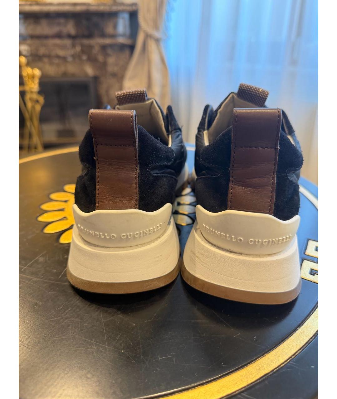 BRUNELLO CUCINELLI Черные кроссовки, фото 5