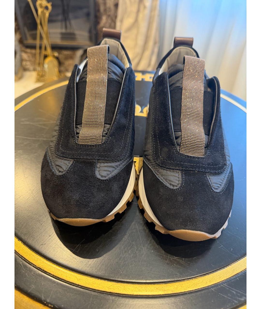 BRUNELLO CUCINELLI Черные кроссовки, фото 3