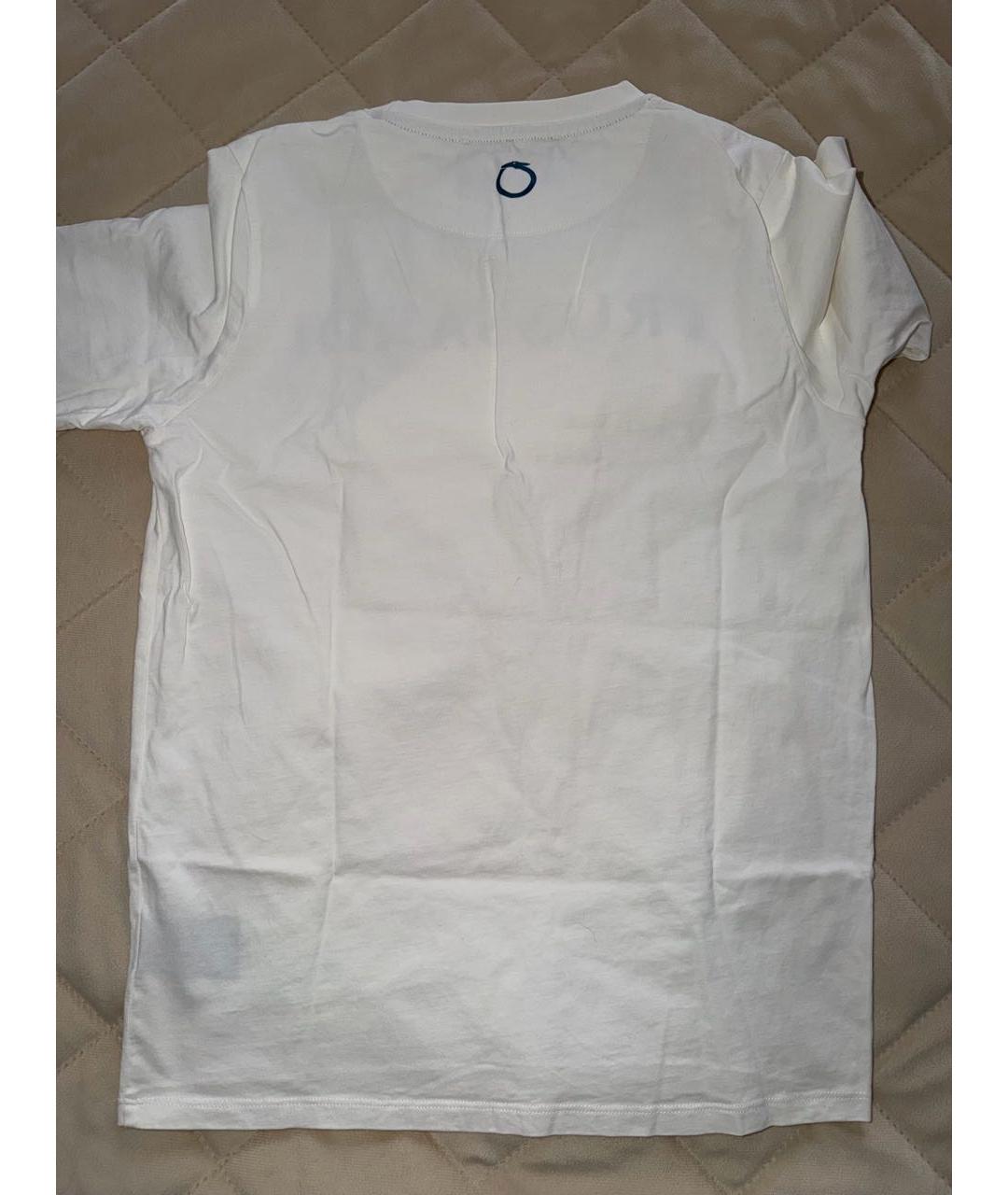 TRUSSARDI Белая хлопковая детская футболка, фото 2