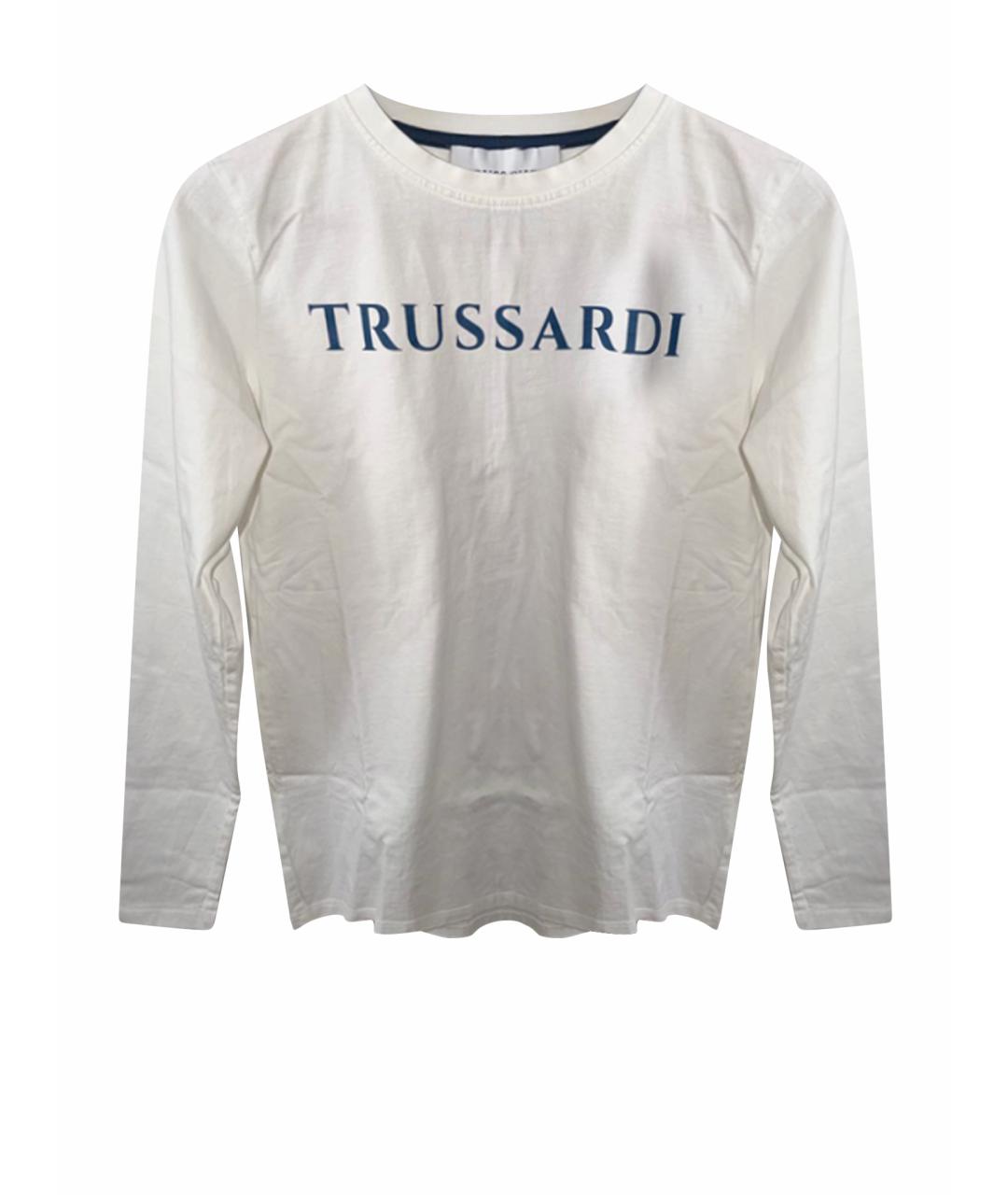 TRUSSARDI Белая хлопковая детская футболка, фото 1