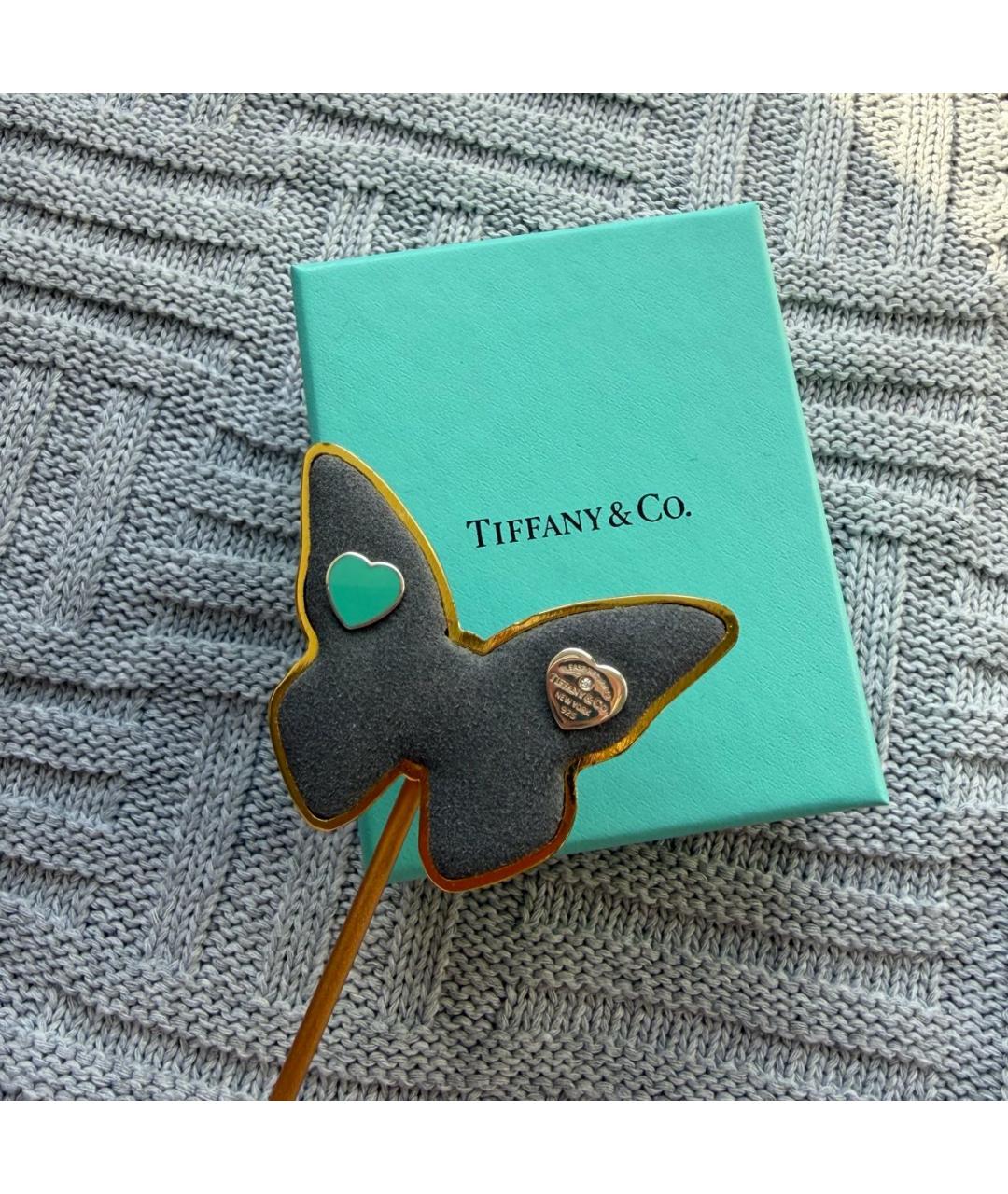 TIFFANY&CO Серебряные серебряные серьги, фото 2